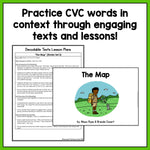 Decodable Readers | CVC Words | Kindergarten Set 2 | SOR aligned - learning-at-the-primary-pond