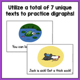 Decodable Readers | Digraphs and Short Vowels | Kindergarten Set 3 | SOR aligned - learning-at-the-primary-pond