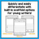 Kindergarten Writing Prompts | Informational, Narrative, Opinion Writing BUNDLE - learning-at-the-primary-pond