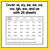 Blending Lines | Vowel Teams - learning-at-the-primary-pond