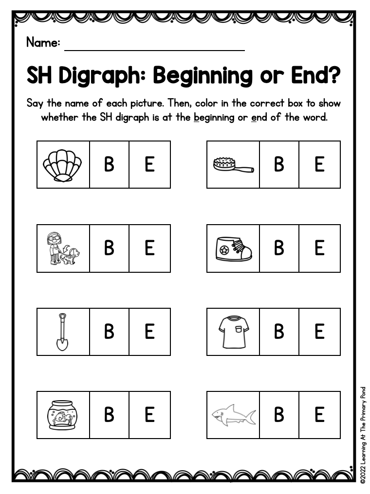 Consonant Digraphs Parent Pack ~ Targeted Skill Pack for K-3 - learning-at-the-primary-pond
