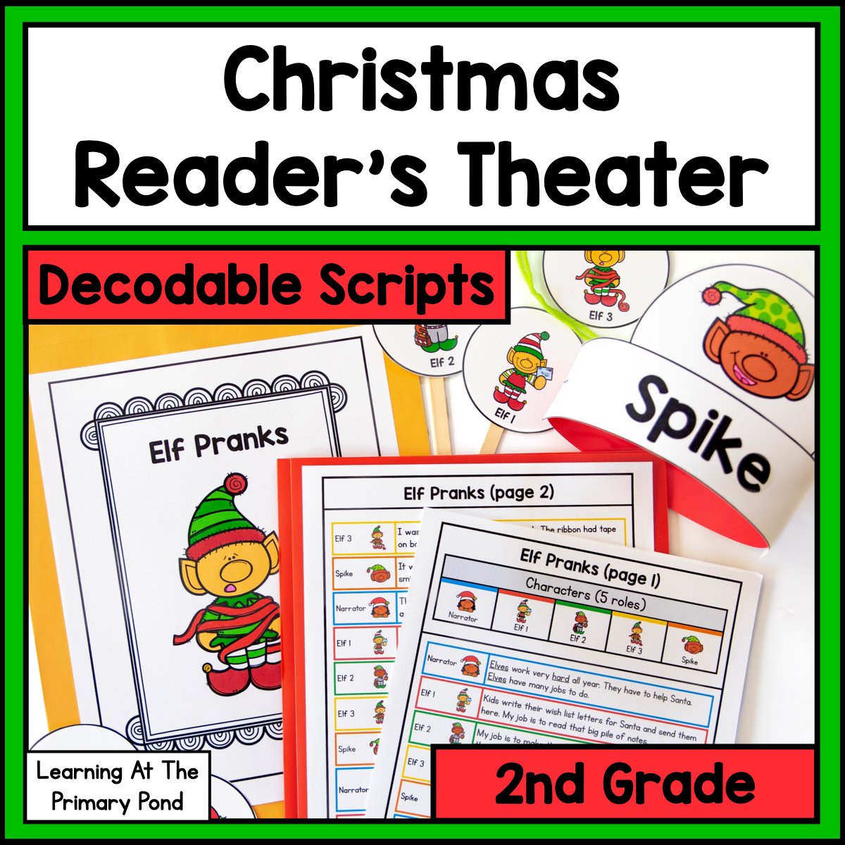 Decodable Christmas Reader's Theater Play Scripts for 2nd Grade | SOR – Learning at the Primary Pond decodable-christmas-reader-s-theater-play-scripts-for-2nd-grade-sor-learning-at-the-primary-pond