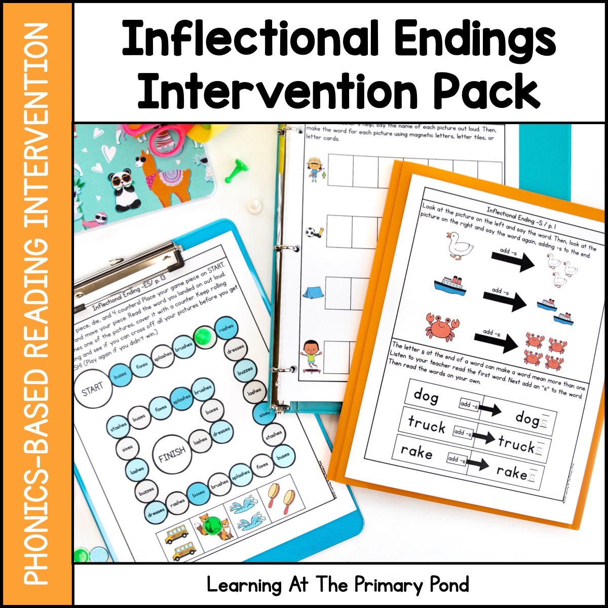 Inflectional Endings Intervention Pack | No-Prep, Phonics-Based Reading Intervention - learning-at-the-primary-pond
