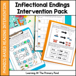 Inflectional Endings Intervention Pack | No-Prep, Phonics-Based Reading Intervention - learning-at-the-primary-pond