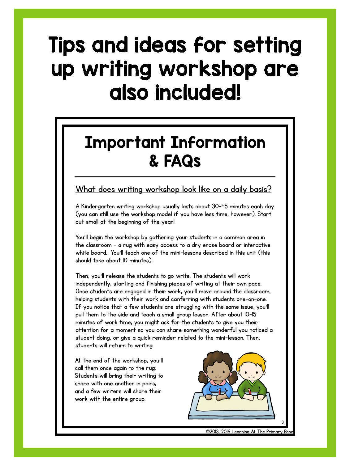 Kindergarten Patterned Book Writing Lessons {Kinder Writing Workshop Unit 3} - learning-at-the-primary-pond