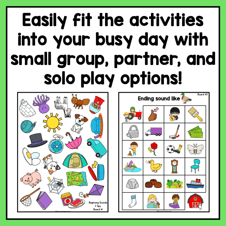 Phoneme Isolation Activities: Hands-On Phonemic Awareness - learning-at-the-primary-pond