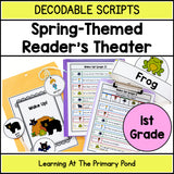Decodable Spring-Themed Reader's Theater Play Scripts for 1st Grade | SOR