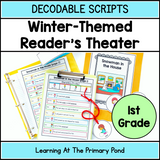 Decodable Winter-Themed Reader's Theater Play Scripts for 1st Grade | SOR