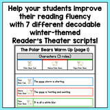 Decodable Winter-Themed Reader's Theater Play Scripts for 1st Grade | SOR