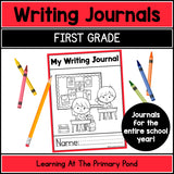 Monthly Writing Journals for 1st Grade | Writing Skill Practice | No Prep