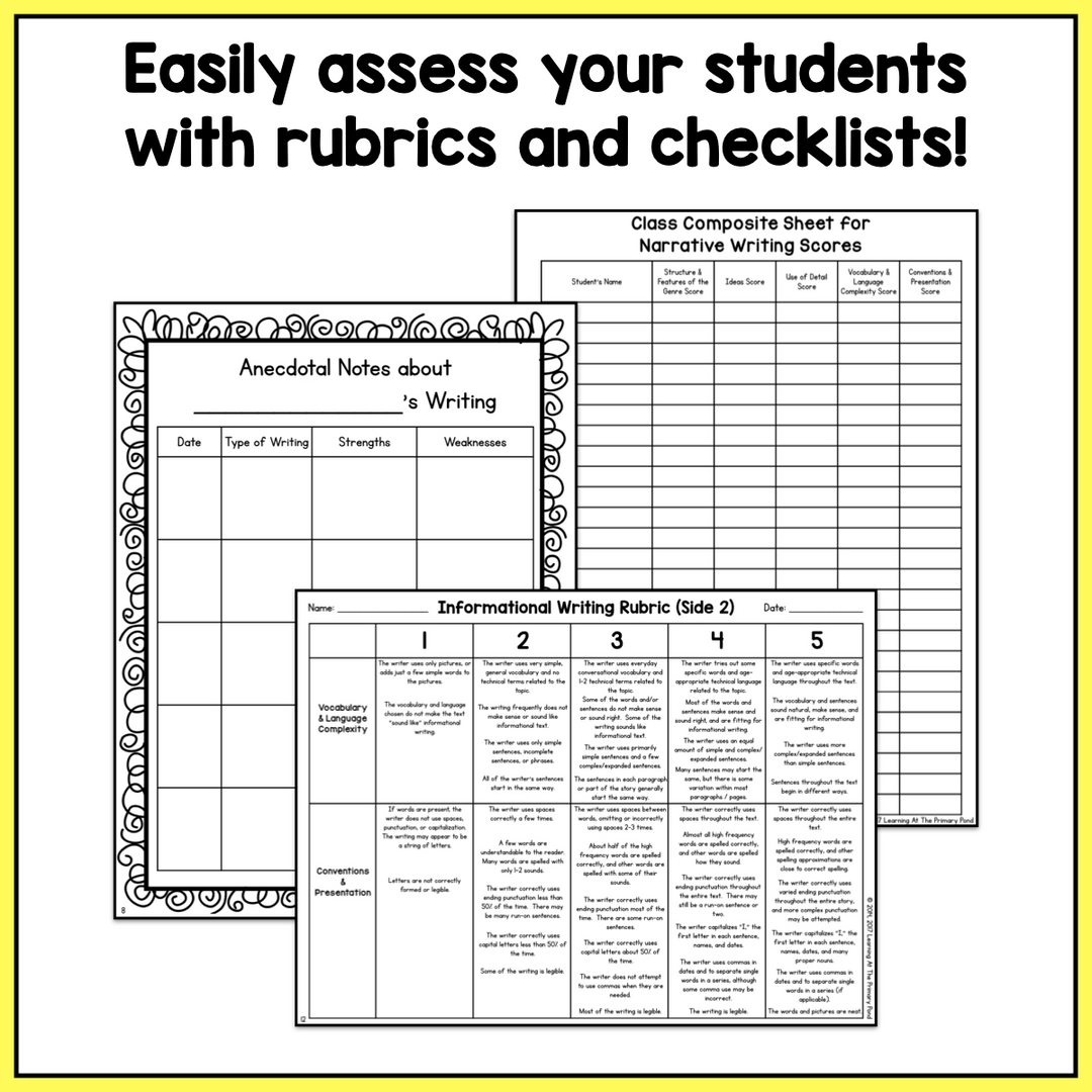 First Grade How-To Writing Lessons {1st Grade Writing Workshop Unit 3 ...