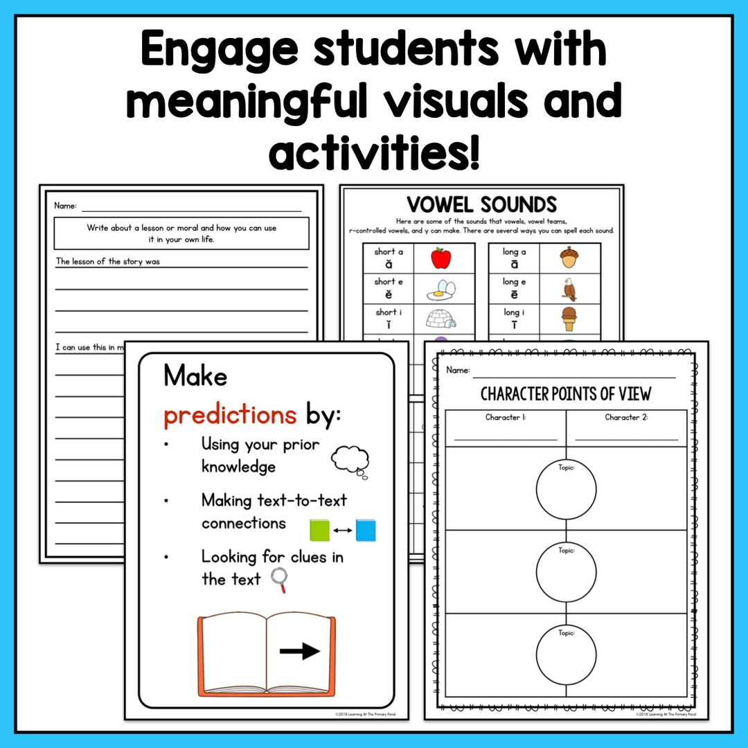 Second Grade Reading Workshop BUNDLE of Shared Reading Lessons ...