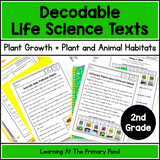 Decodable Life Science Texts | Nonfiction Decodables for 2nd Grade