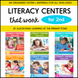 Literacy Centers Bundle for Second Grade {Literacy Centers That Work Series}