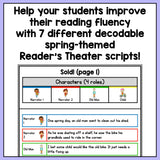Decodable Spring-Themed Reader's Theater Play Scripts for 2nd Grade | SOR
