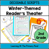 Decodable Winter-Themed Reader's Theater Play Scripts for 2nd Grade | SOR