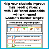 Decodable Winter-Themed Reader's Theater Play Scripts for 2nd Grade | SOR