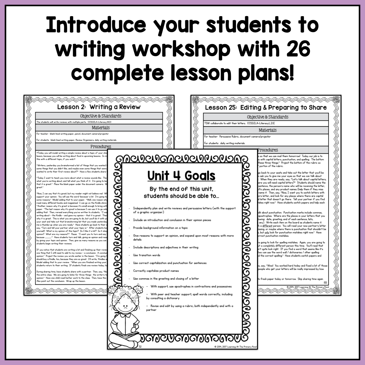 Second Grade Opinion Writing - Reviews & Persuasive Letters {2nd