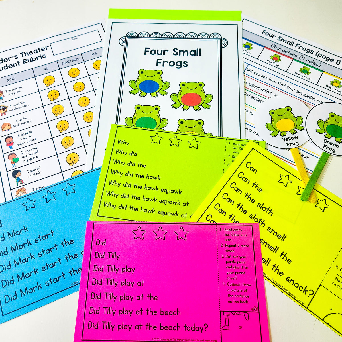 Fluency Building Bundle – Learning at the Primary Pond