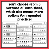 Letter Sound Practice Worksheets | Compare & Contrast Phonics