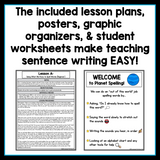 Blast Off to Sentence Writing | A Mini-Unit for K-2