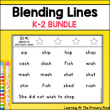 Blending Lines Bundle | K-2 Phonics Skills