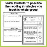 First Grade Independent Reading Center Supplementary Materials