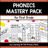 *First Grade Phonics Mastery Pack