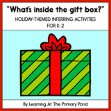 Inferring Activities | Holiday Gift Theme | Inferences Worksheets