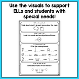 Interactive Guided Reading Mats for 1st Grade and 2nd Grade