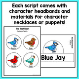 Decodable Spring-Themed Reader's Theater Play Scripts for Kindergarten | SOR