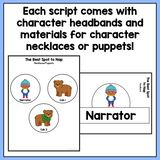 Decodable Winter-Themed Reader's Theater Play Scripts for Kindergarten | SOR