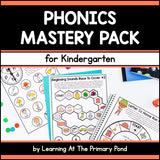 *Kindergarten Phonics Mastery Pack