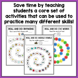Kindergarten Word Work Center Activities