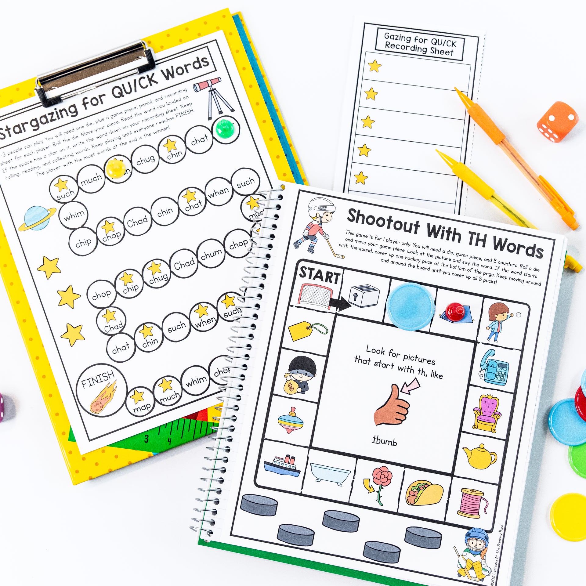 Second Grade No-Prep Phonics Games Bundle – Learning at the Primary Pond