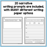 Second Grade Narrative Writing Prompts For Differentiation