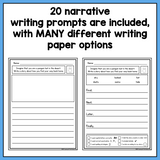 First Grade Narrative Writing Prompts For Differentiation