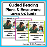 Levels A, B, and C BUNDLE - Guided Reading Activities and Lesson Plans