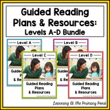 Levels A Through D BUNDLE - Guided Reading Activities and Lesson Plans