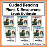 Levels E Through J BUNDLE - Guided Reading Activities and Lesson Plans