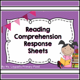Reading Comprehension Worksheets and Prompts for Kindergarten, First, or Second (K-2)
