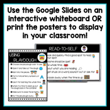 Classroom Procedures and Routines Visuals Pack for K-2 | Google Slides & Posters
