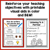 Kindergarten Writing Workshop Introduction Unit {Kinder Writing Workshop Unit 1}