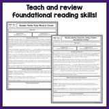 Second Grade Shared Reading Lessons for Reading Workshop: Unit 1