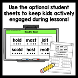 Closed Syllable Exceptions Google Slides | - ILD, - OST, - OLD, - IND, - OLT - Learning at the Primary Pond