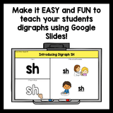 Consonant Digraphs Phonics Slides | Google Slides Phonics Digital Resources - Learning at the Primary Pond