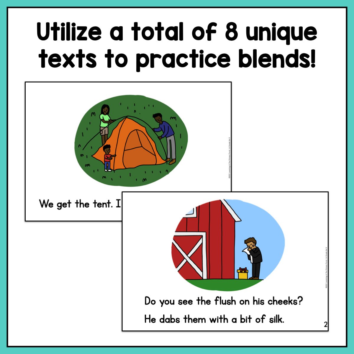 Decodable Readers | Beginning & Ending Blends Reading Passages | 1st Grade Set 3 | SOR aligned - learning-at-the-primary-pond