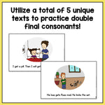 Decodable Readers | Double Final Consonants | First Grade Set 2 | SOR aligned - learning-at-the-primary-pond