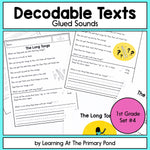 Decodable Readers | Glued Sounds | First Grade Set 4 | SOR aligned - learning-at-the-primary-pond