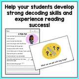 Decodable Readers | Glued Sounds | First Grade Set 4 | SOR aligned - learning-at-the-primary-pond